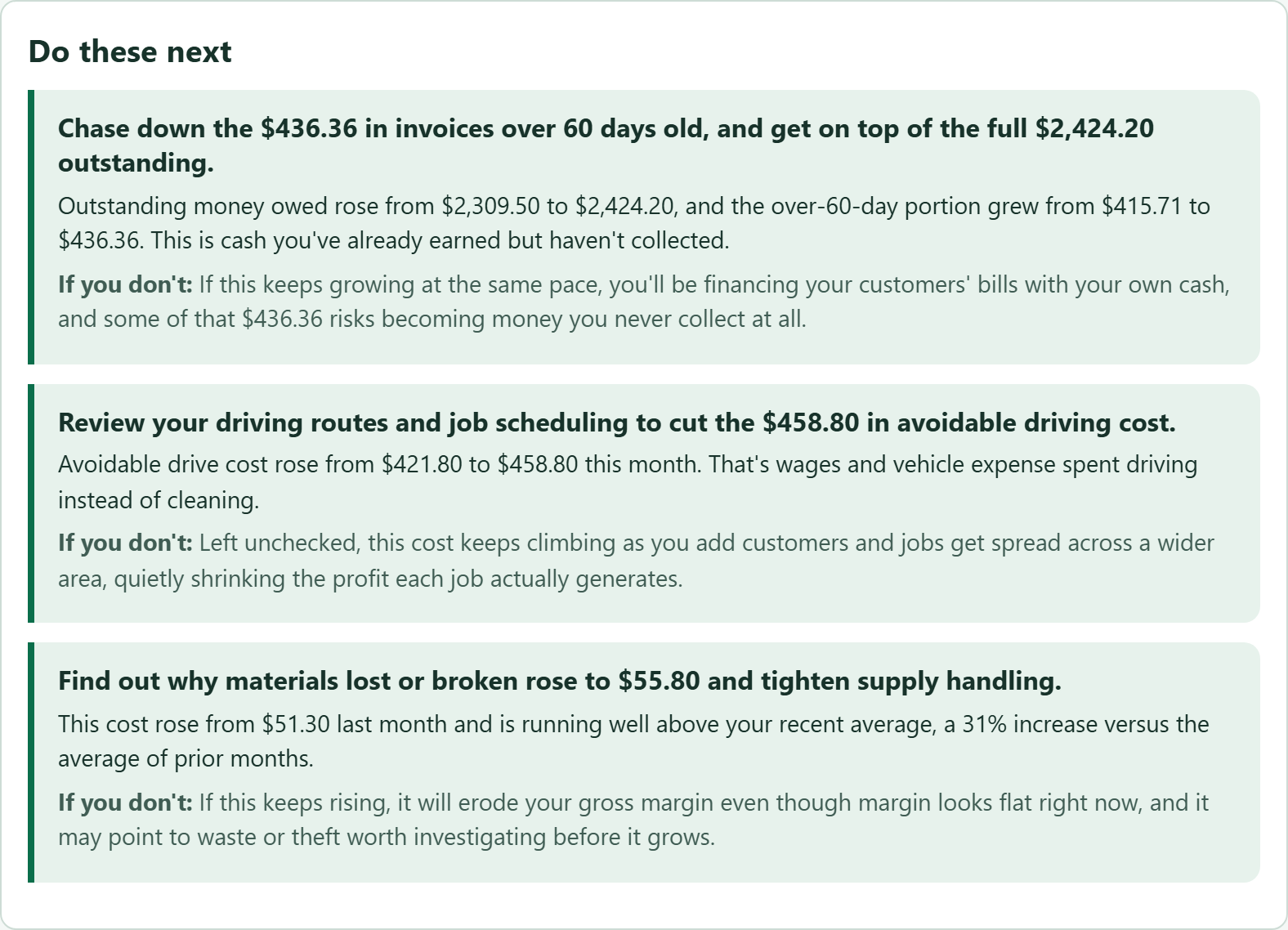 The Advisor's monthly review